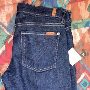 Size 29 7 for all Mankind Dojo Jeans NWT.